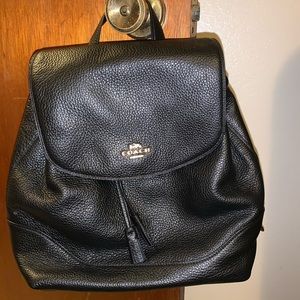 Coach Elle leather backpack